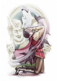 Пастушка и белый волк - Автор неизвестен