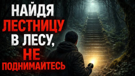 Найдя где-то в лесу лестницу, ведущую в никуда, не поднимайтесь - Автор неизвестен